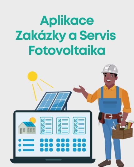 Aplikace zakázky a srevis fotovoltaika